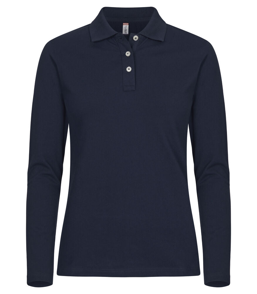 Clique Stretch Premium Polo Lady L/S