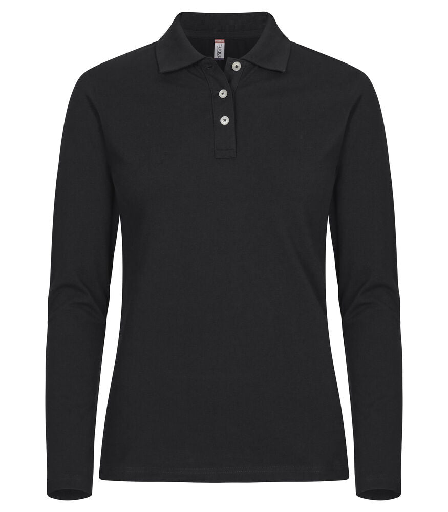 Clique Stretch Premium Polo Lady L/S