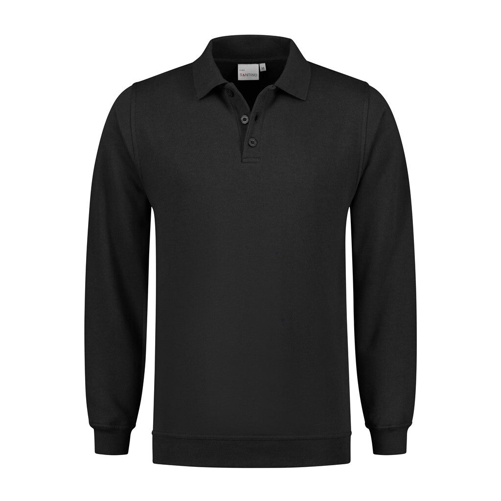 Santino antino Polosweater Robin - Black - XXL