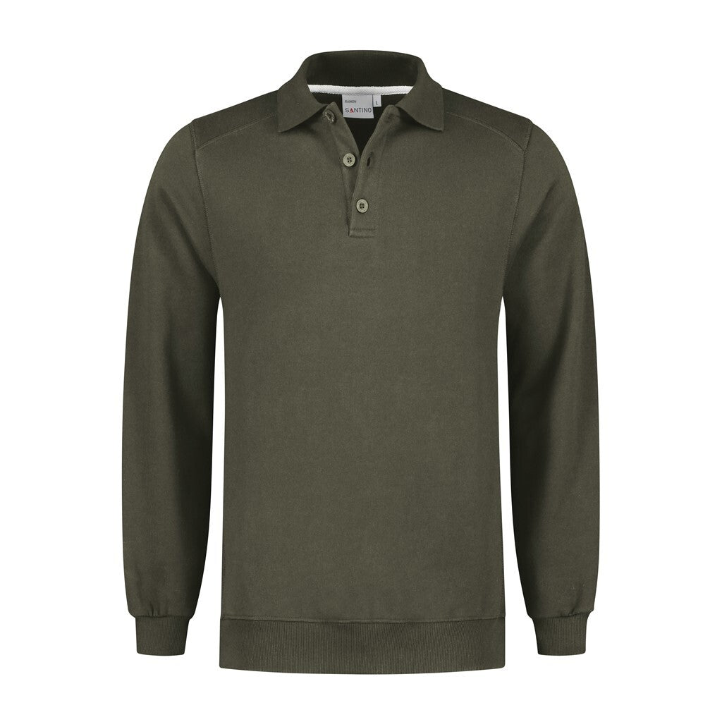 Santino antino Polosweater Ramon - Army - XXL