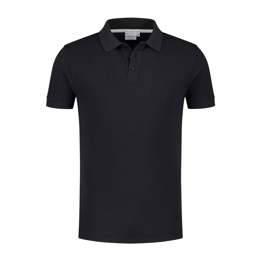 Santino antino Poloshirt Max - Black - XXL