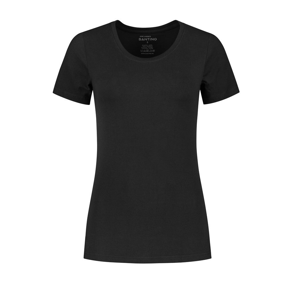 Santino antino T - shirt Jive Ladies C - neck - Black - XXL