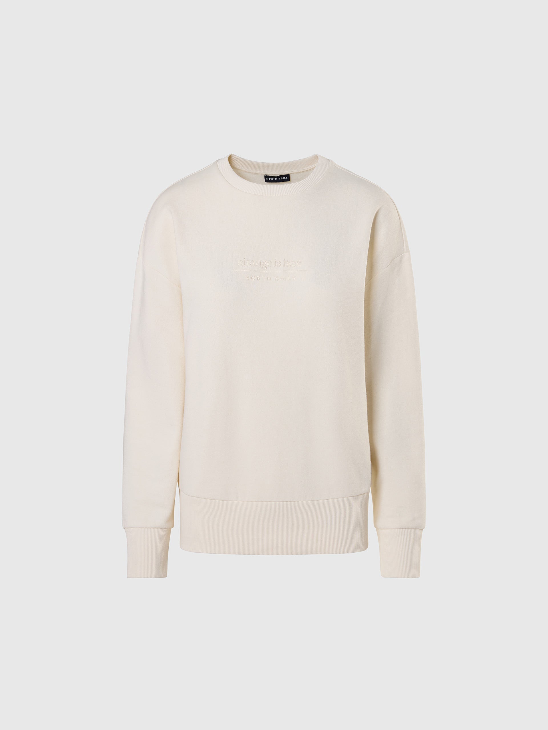 North Sails Crew-neck slogan sweatshirt