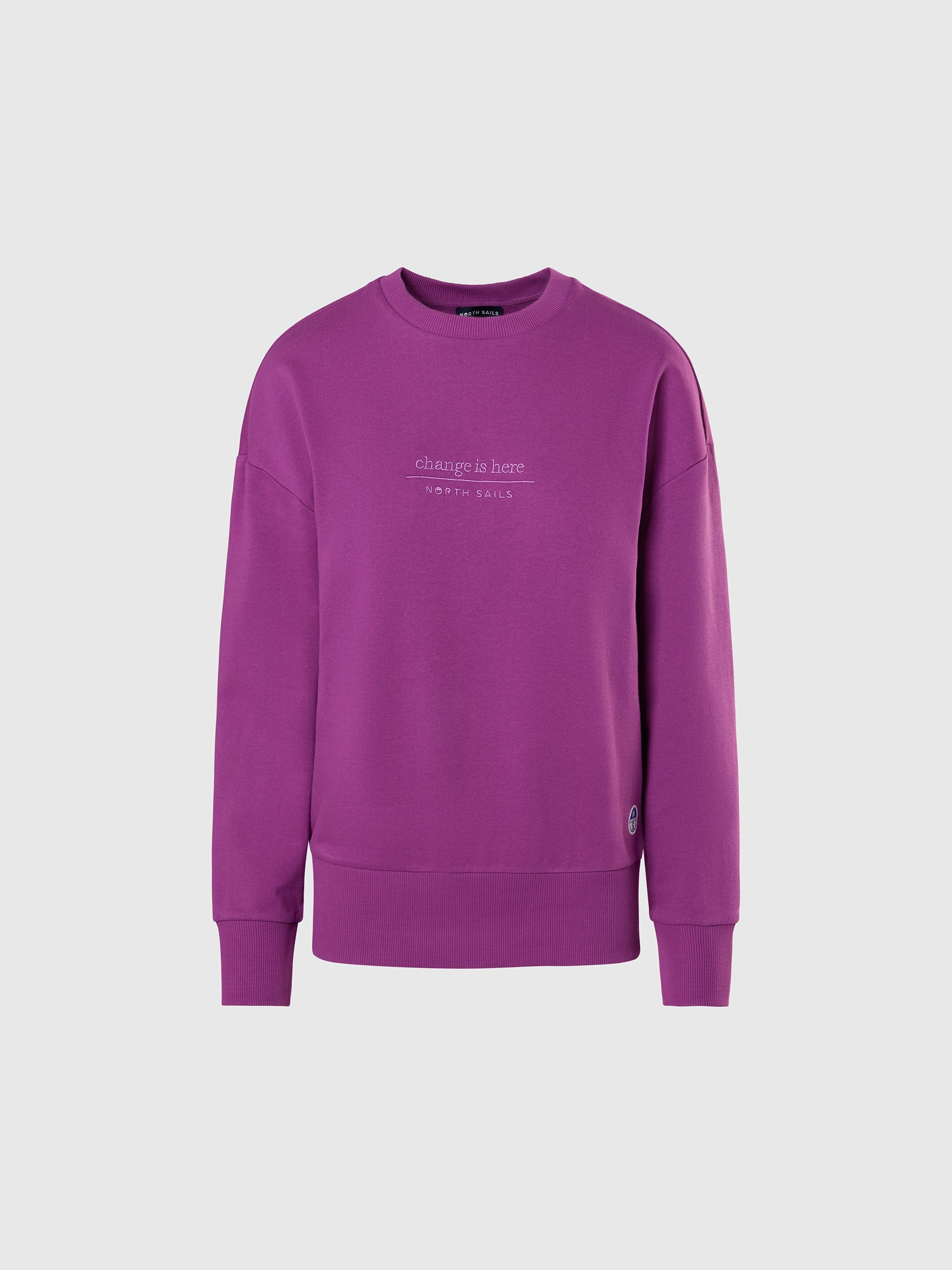 North Sails Crew-neck slogan sweatshirt
