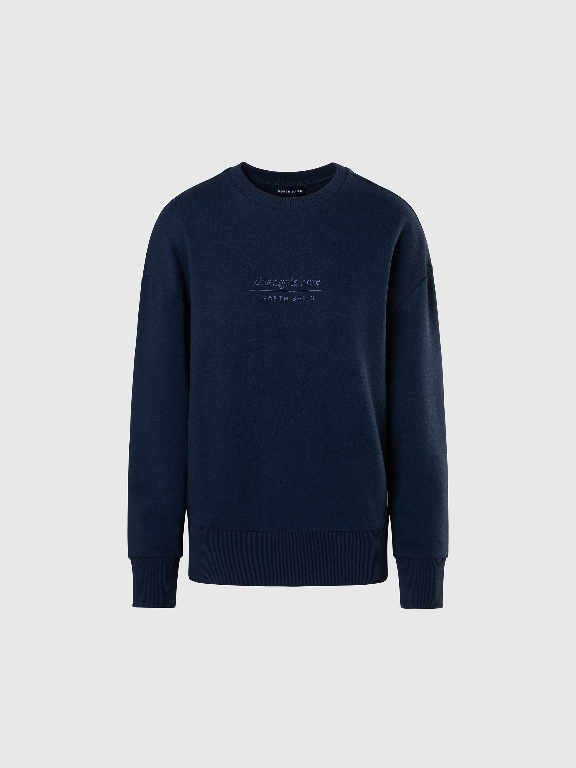 North Sails Crew-neck slogan sweatshirt