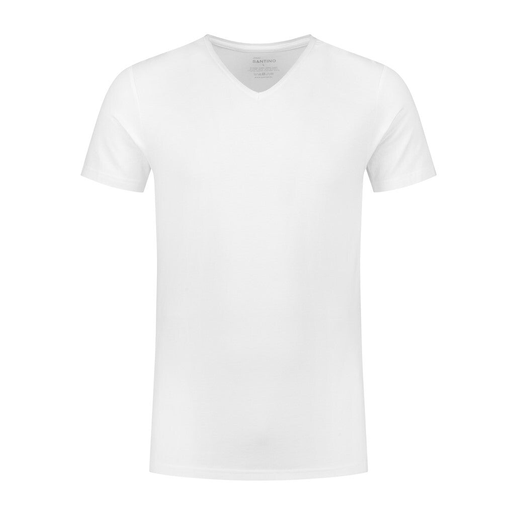 Santino antino T - shirt Jonaz V - neck - White - XXL