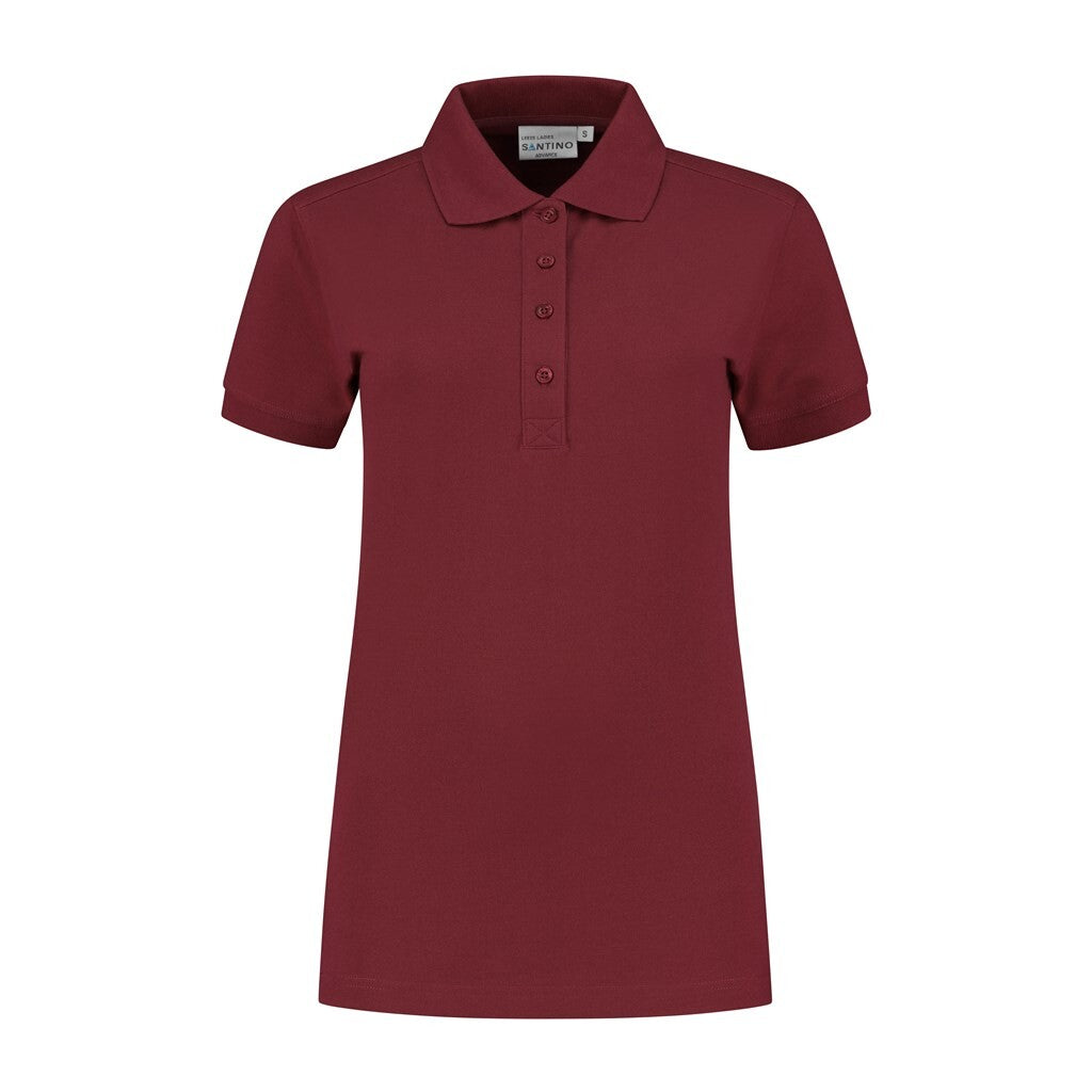 Santino antino Poloshirt Leeds Ladies - Burgundy - XXL