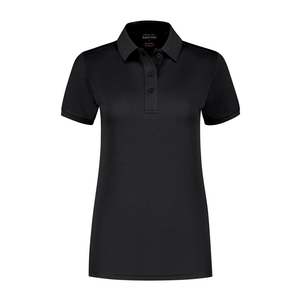 Santino antino Poloshirt Edinburgh Ladies - Black - XXL