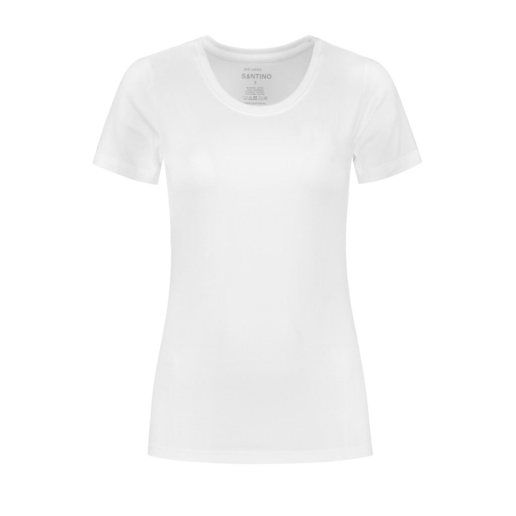 Santino antino T - shirt Jive Ladies C - neck - White - XXL