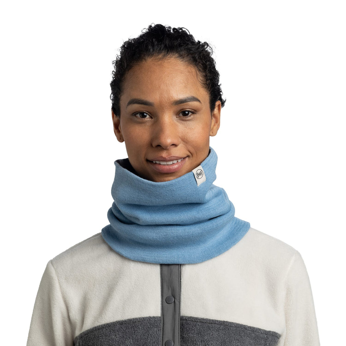 Buff Knitted Neck Warmer Lilon