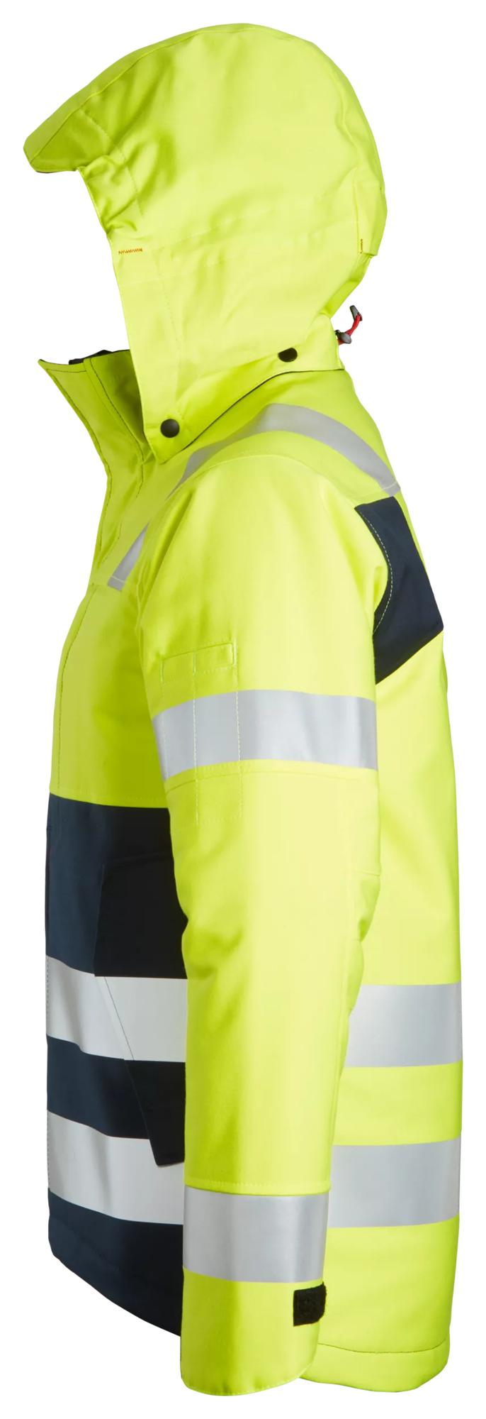 Snickers ProtecWork, Insulated Hood Jacket, High-Vis Class 3