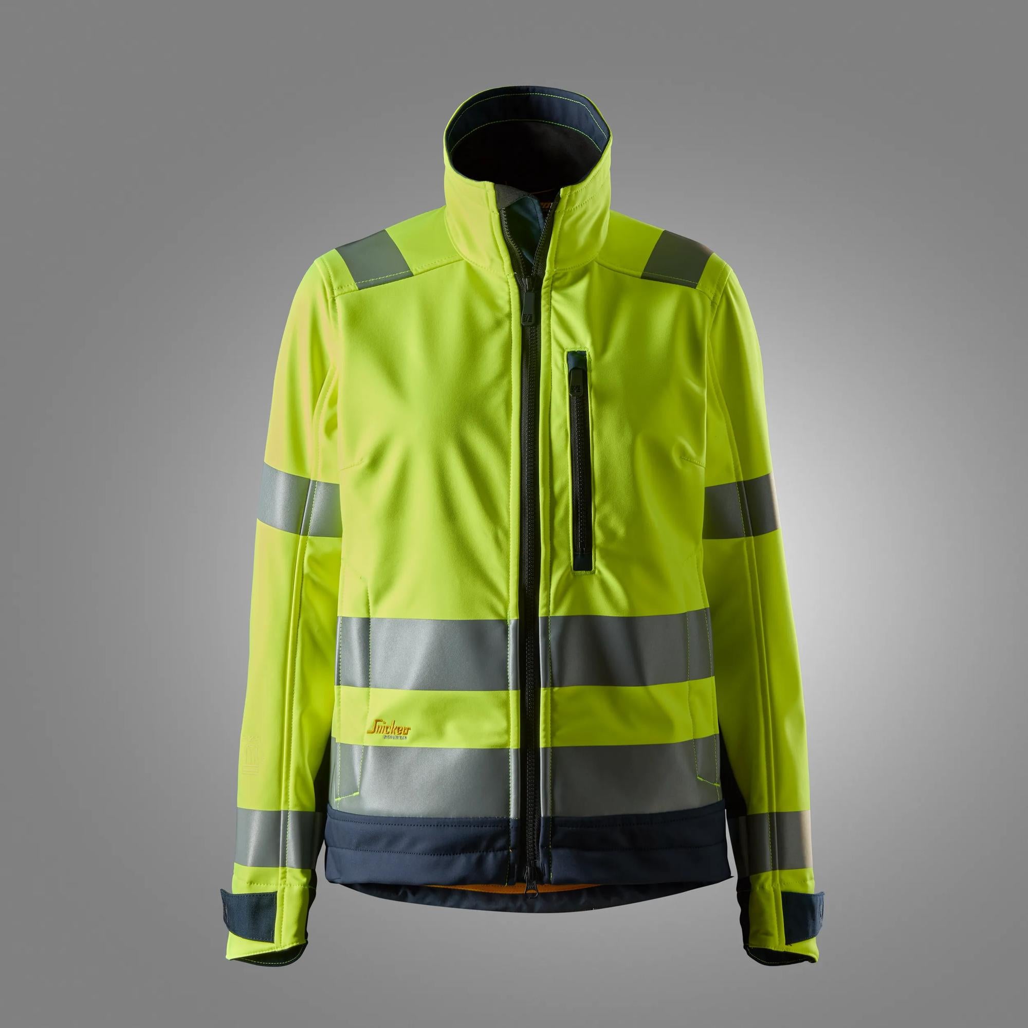 Snickers Women's High-Vis Softshell Jacket Class 2/3