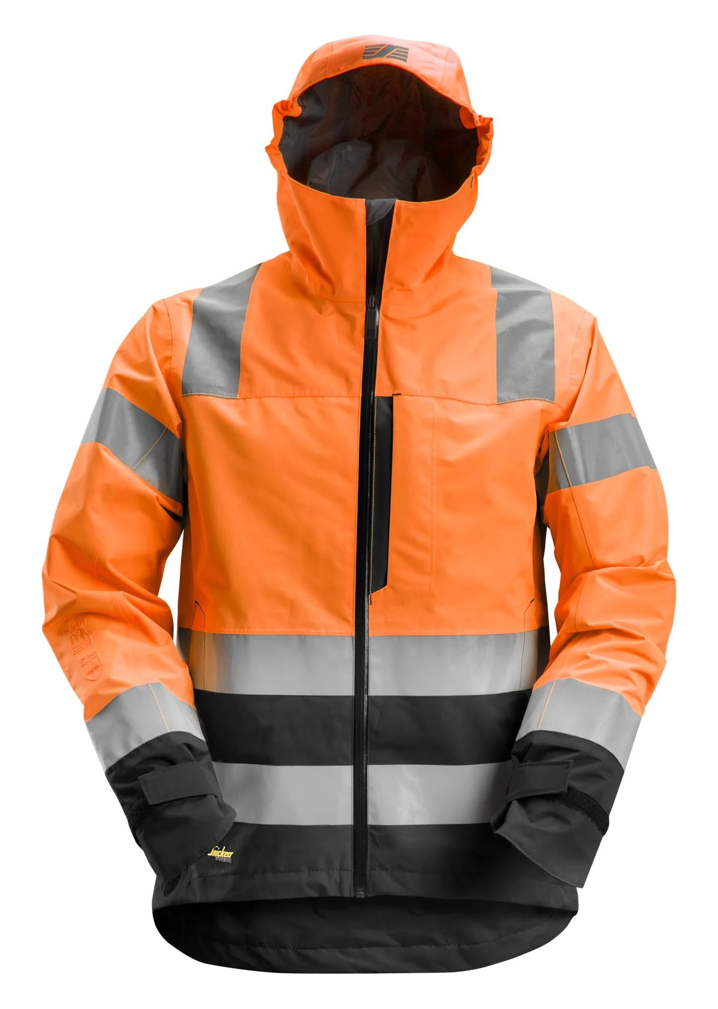 Snickers High-Vis Waterproof Shell Jacket Class 3