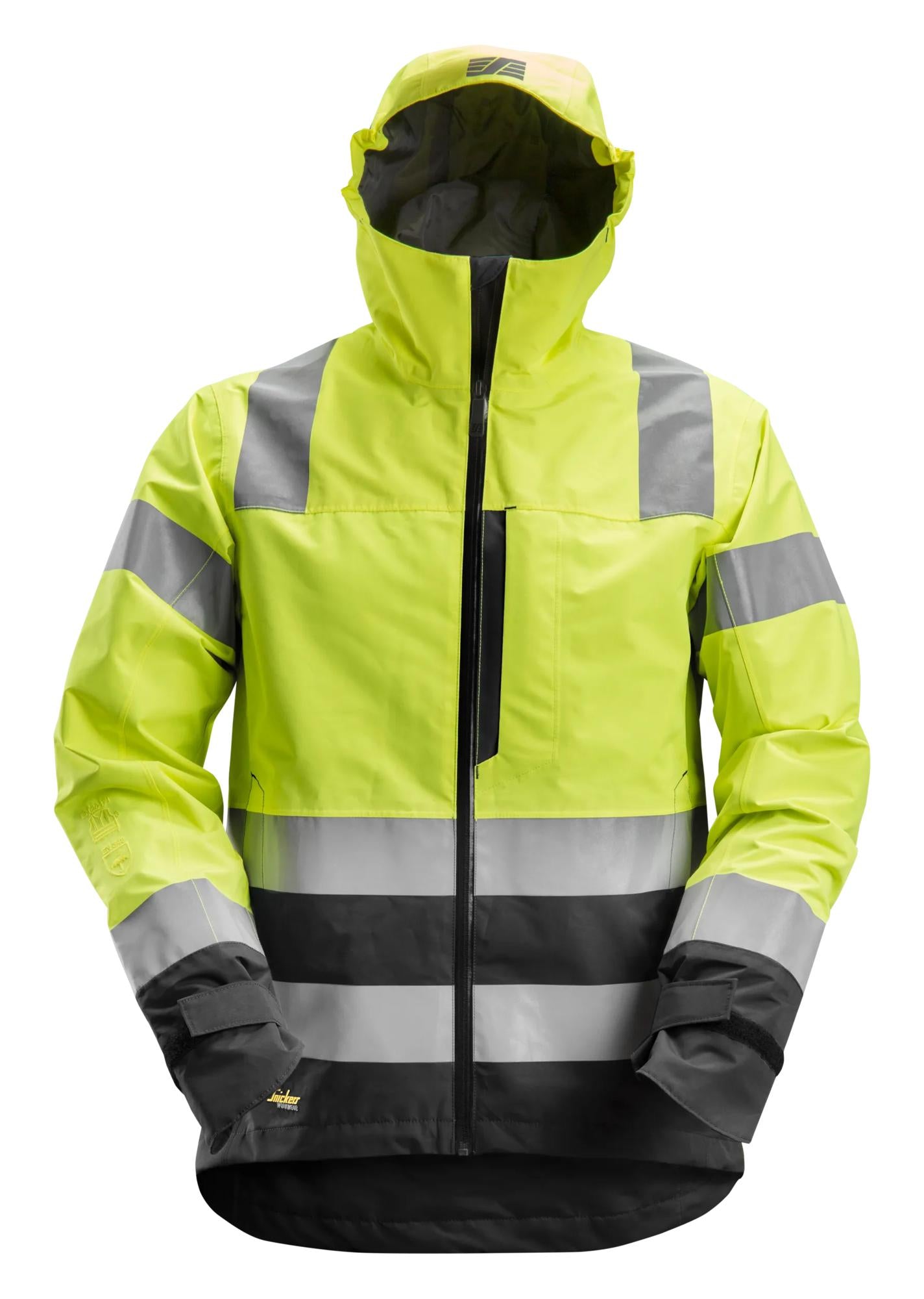 Snickers High-Vis Waterproof Shell Jacket Class 3