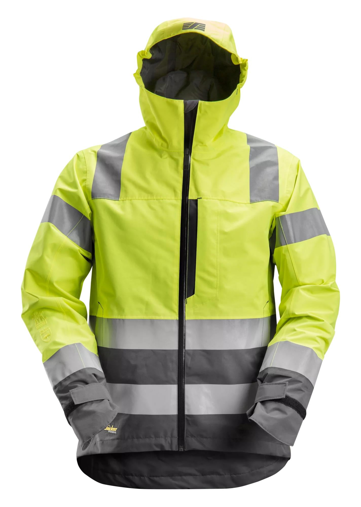 Snickers High-Vis Waterproof Shell Jacket Class 3
