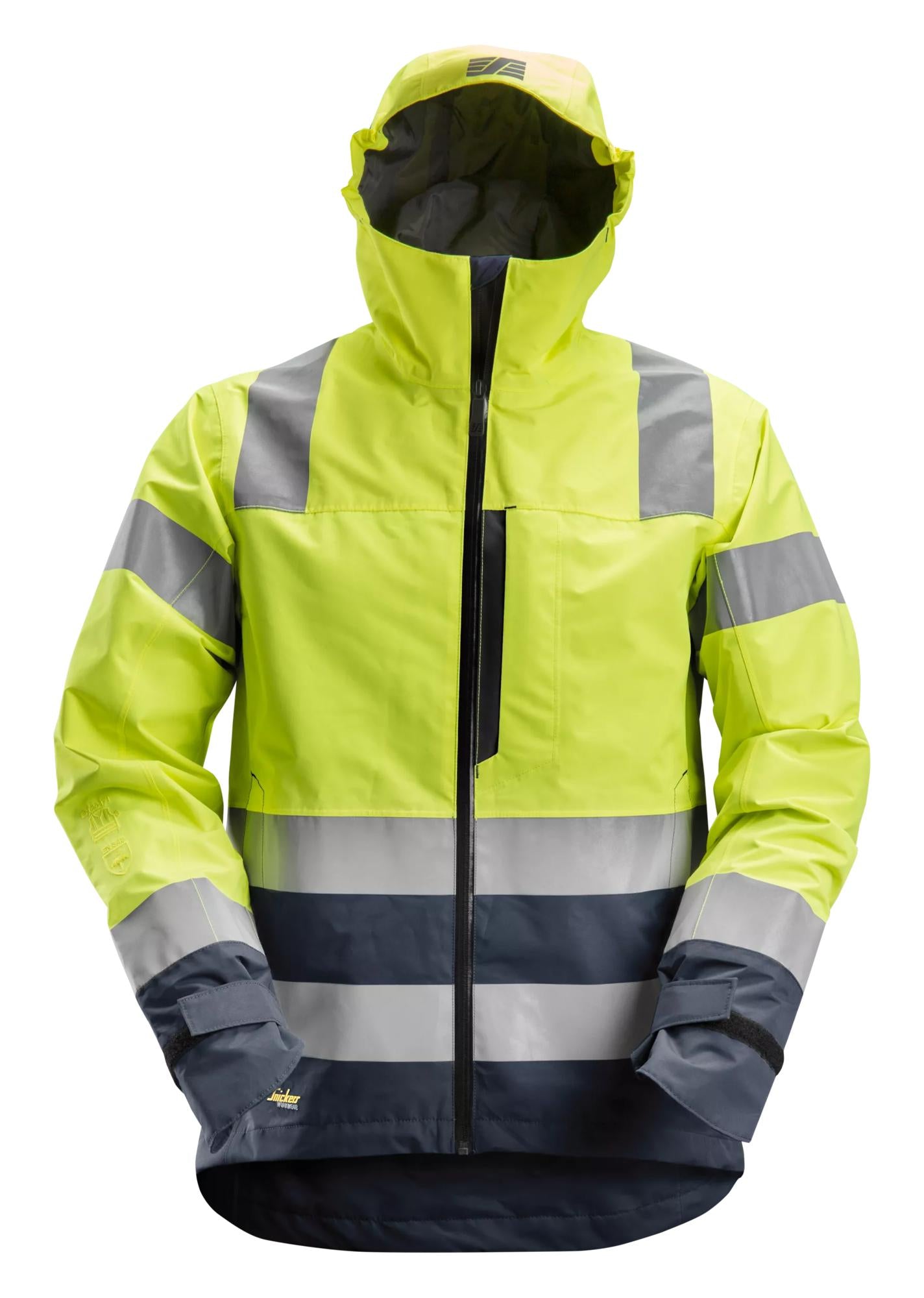 Snickers High-Vis Waterproof Shell Jacket Class 3