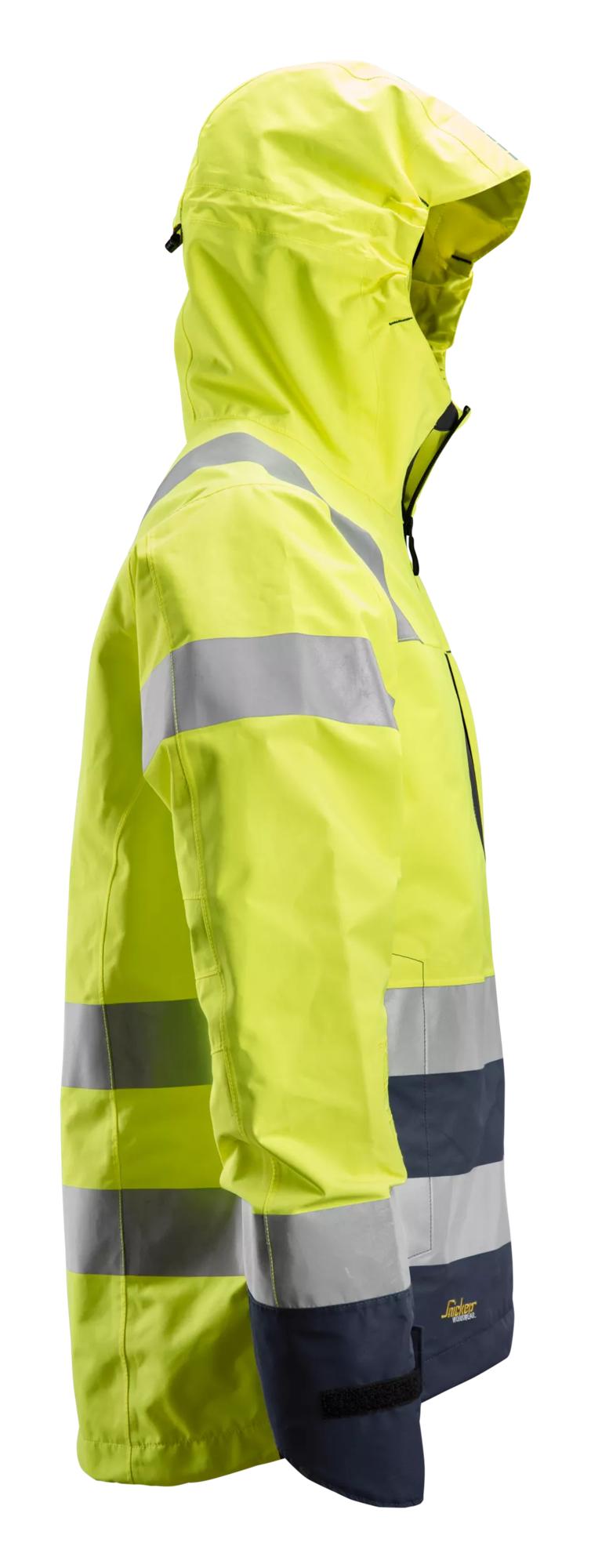 Snickers High-Vis Waterproof Shell Jacket Class 3