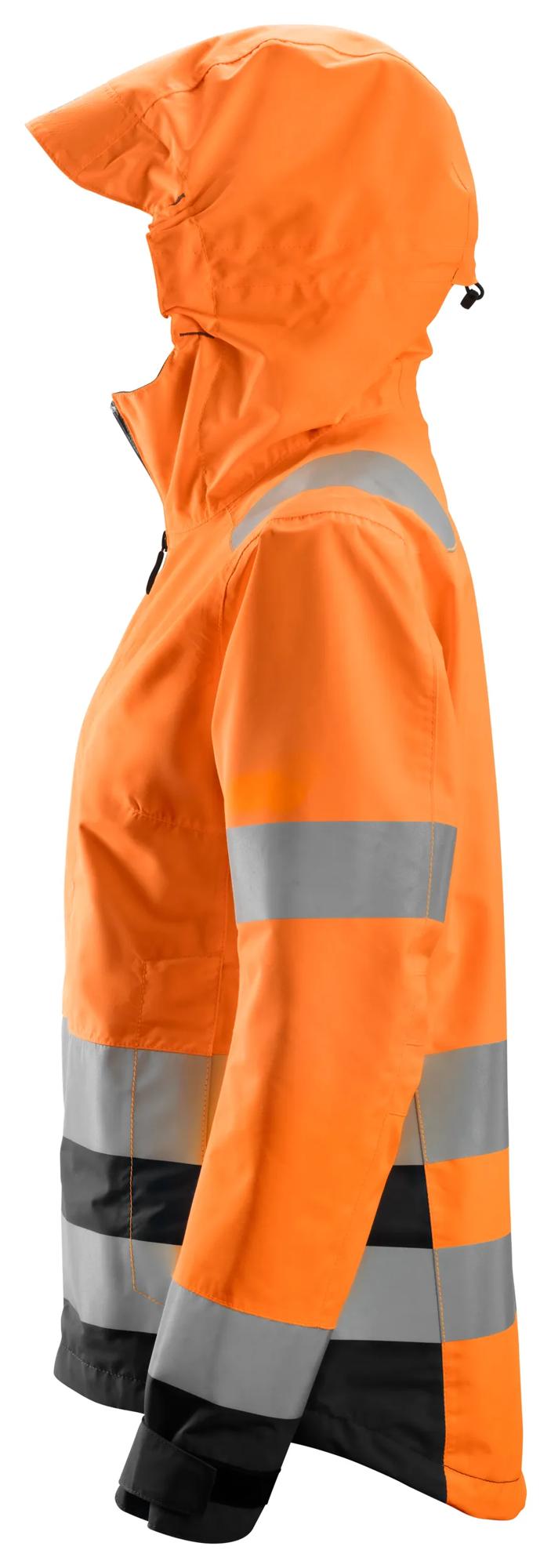 Snickers Women's High-Vis Waterproof Shell Jacket Class 2/3