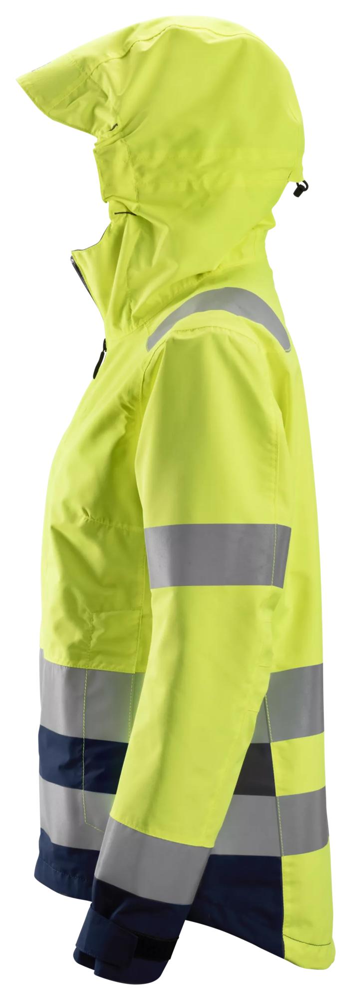 Snickers Women's High-Vis Waterproof Shell Jacket Class 2/3
