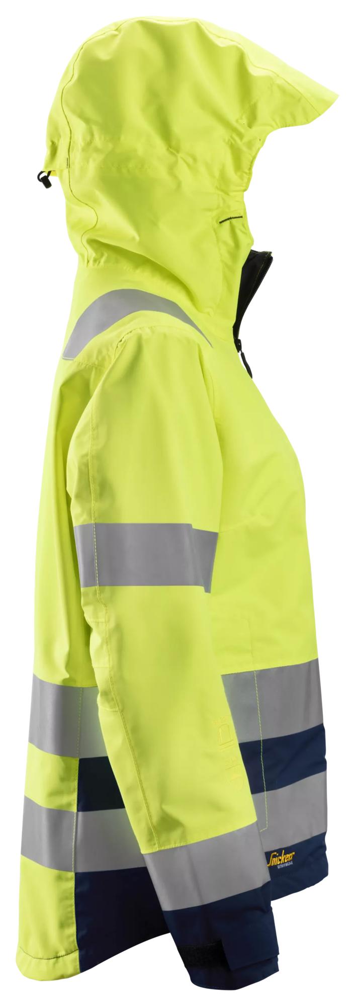 Snickers Women's High-Vis Waterproof Shell Jacket Class 2/3