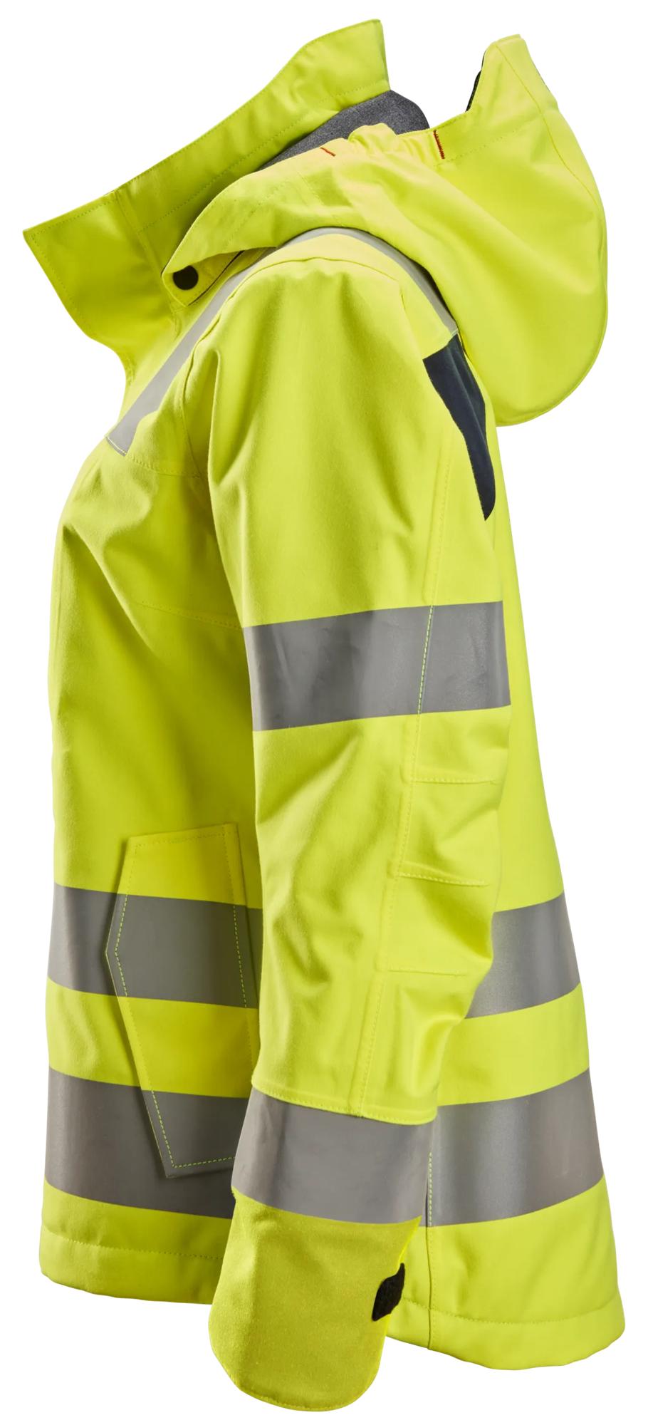 Snickers ProtecWork, Women's Waterproof Shell Jacket, High-Vis Class 3