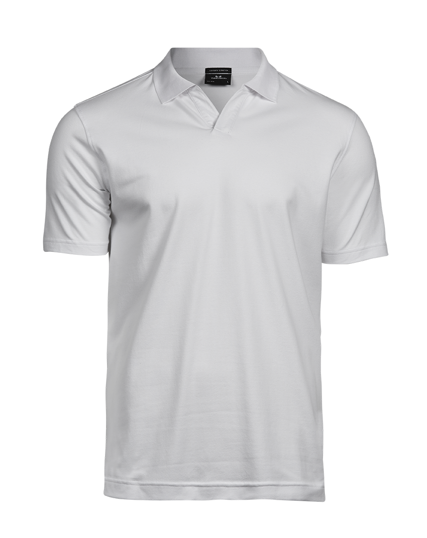 Teejays Luxury Stretch V-Neck Polo