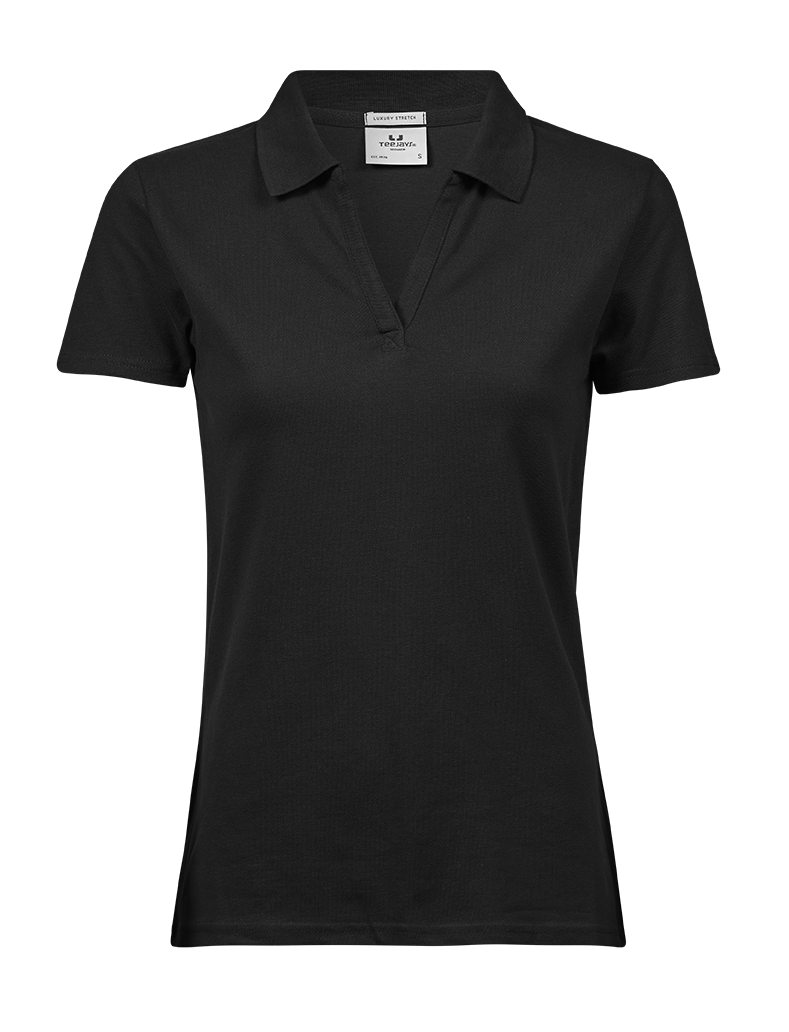 Teejays Women's Luxury Stretch V-Neck Polo