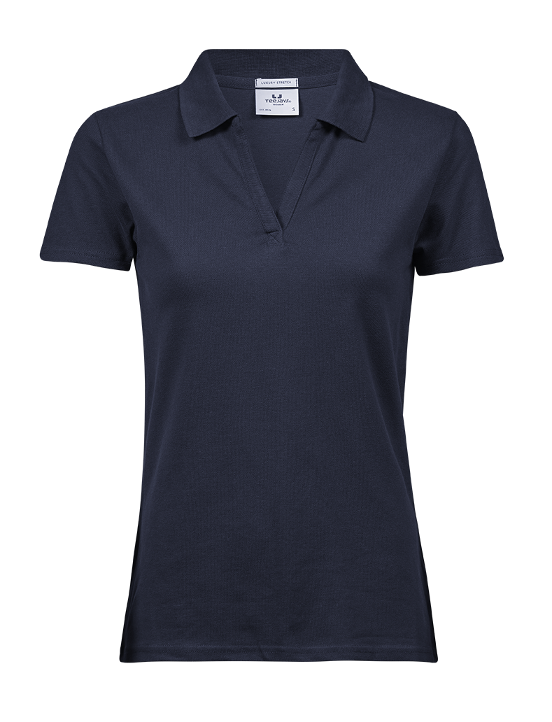 Teejays Women's Luxury Stretch V-Neck Polo