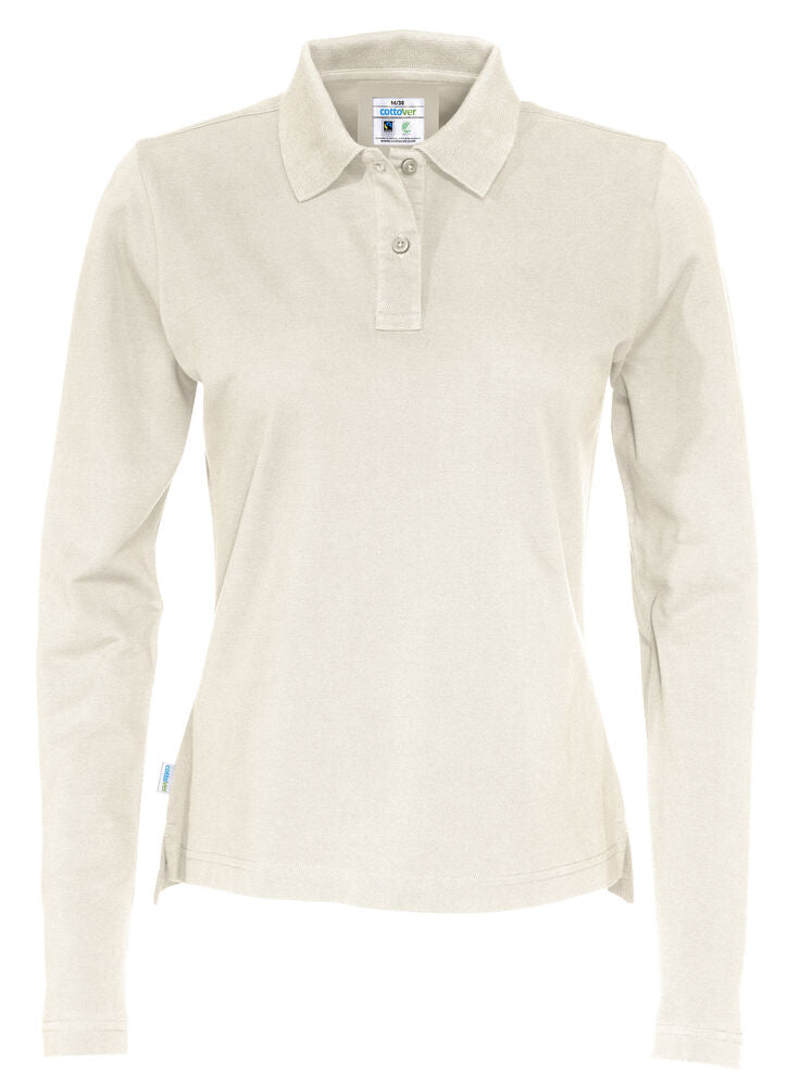 Cottover Polo Pique Long Sleeve Lady