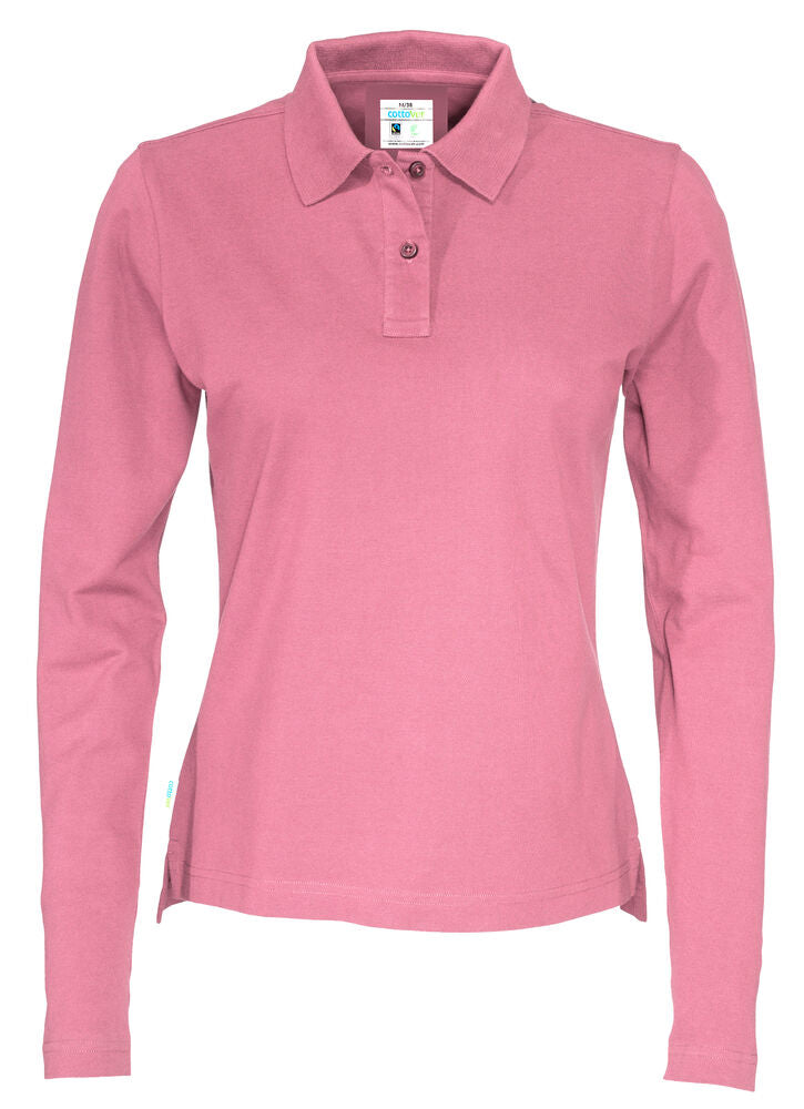 Cottover Polo Pique Long Sleeve Lady