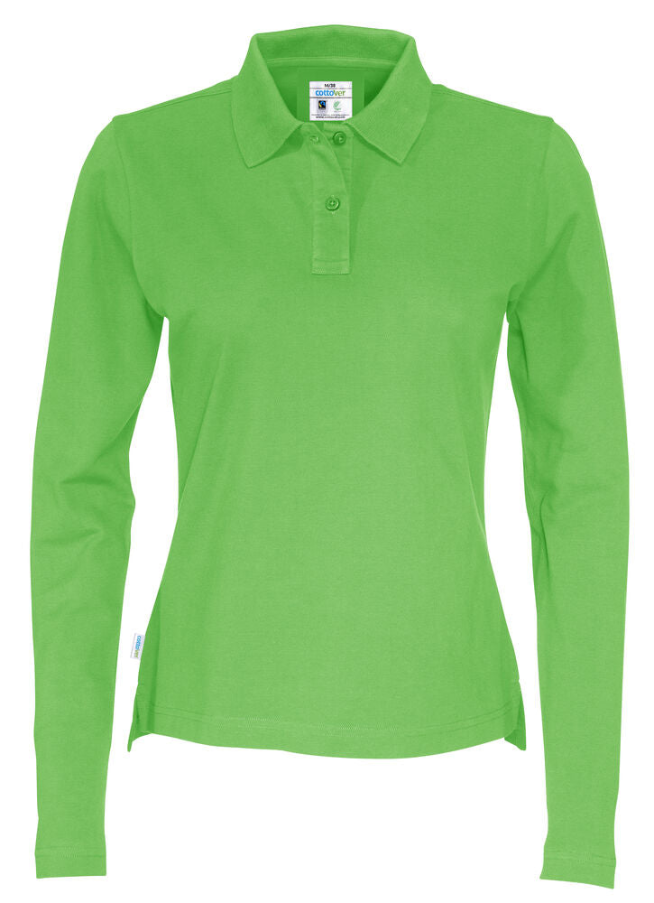 Cottover Polo Pique Long Sleeve Lady