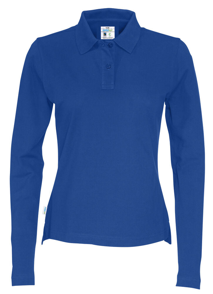Cottover Polo Pique Long Sleeve Lady