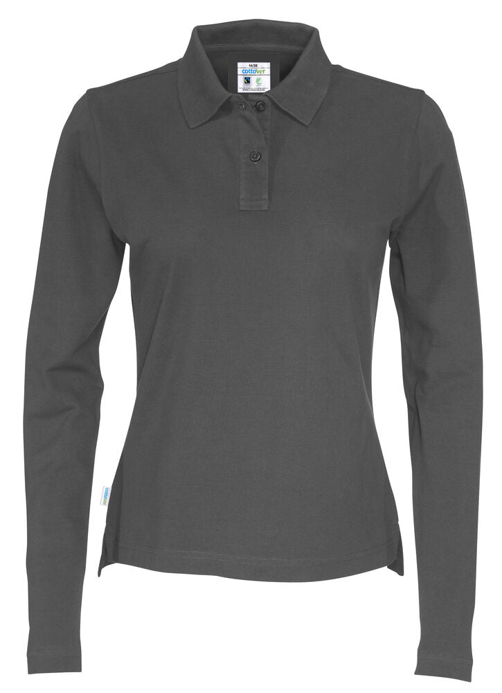 Cottover Polo Pique Long Sleeve Lady