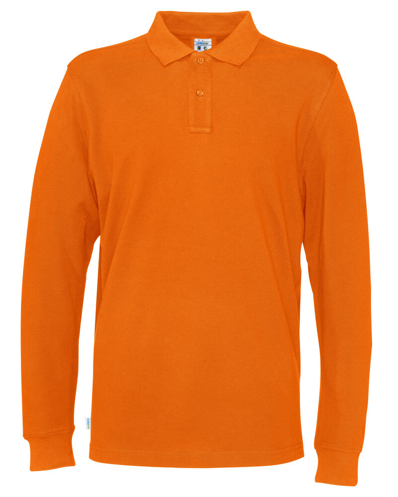 Cottover Polo Pique Long Sleeve Man