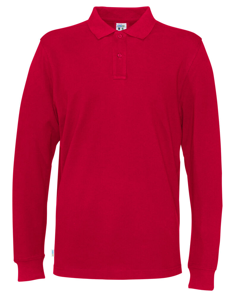 Cottover Polo Pique Long Sleeve Man