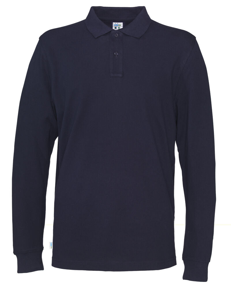 Cottover Polo Pique Long Sleeve Man
