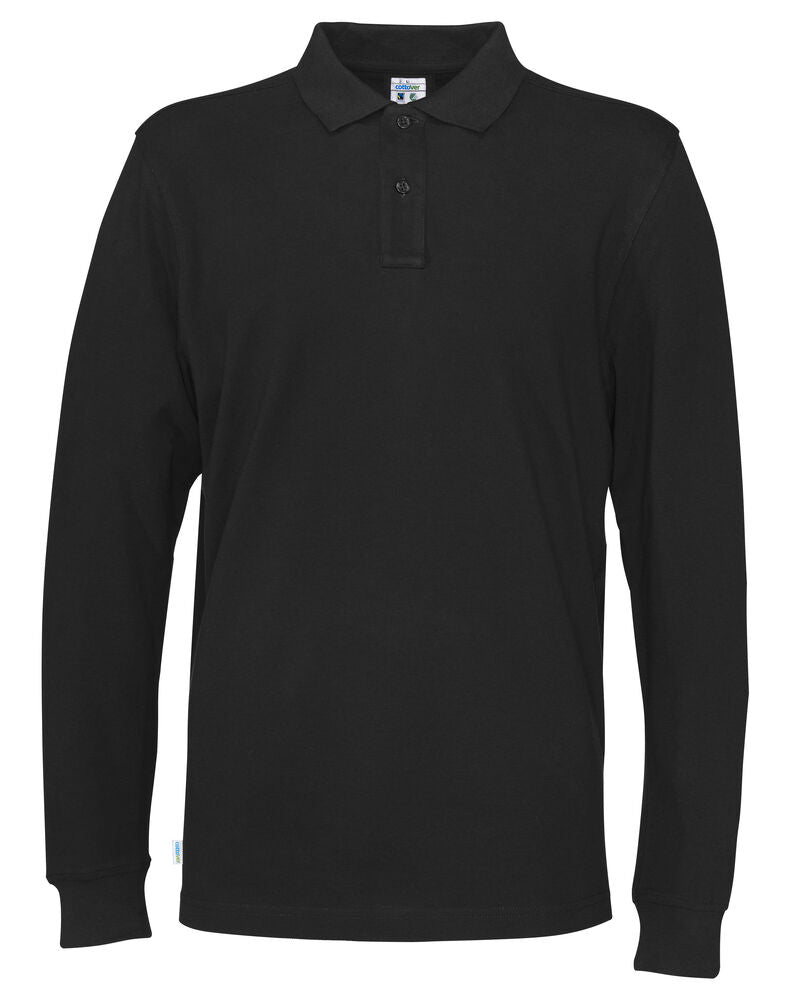 Cottover Polo Pique Long Sleeve Man