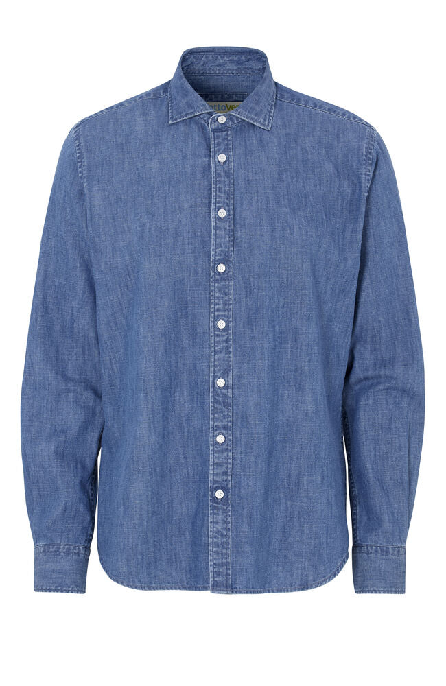 Cottover Shirt Denim Slim Fit Man
