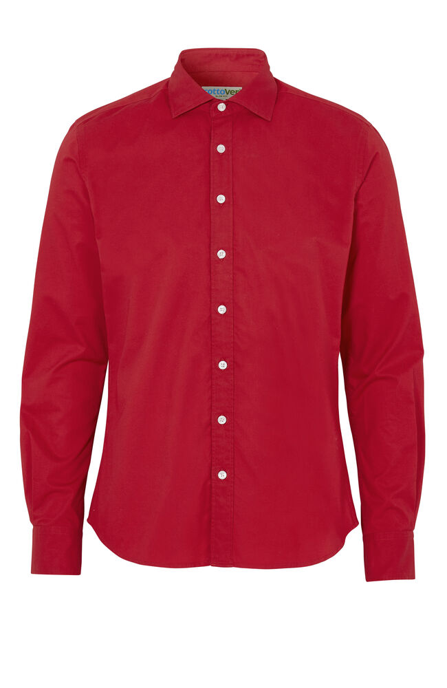 Cottover Shirt Twill Slim Fit Man