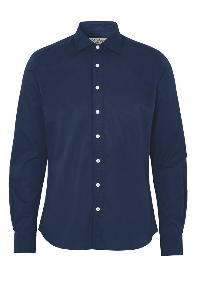Cottover Shirt Twill Slim Fit Man