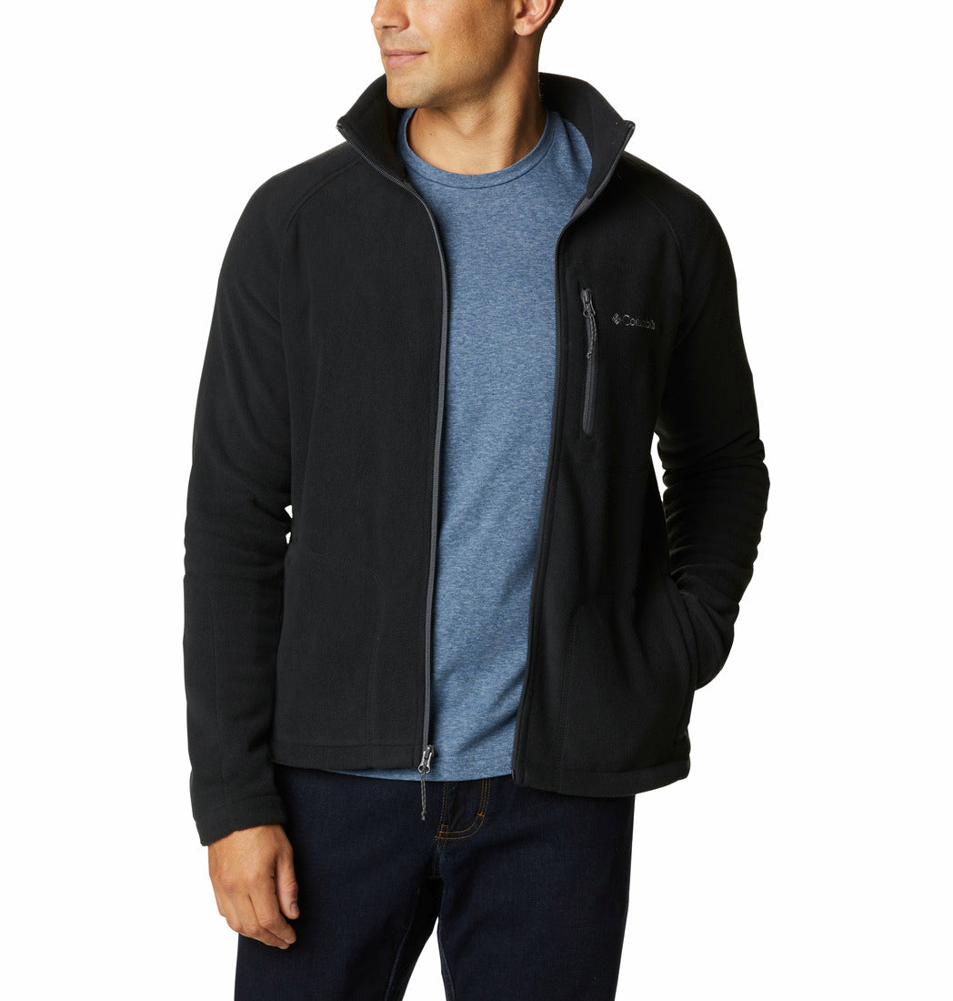 Columbia Men' Fast Trek II Full Zip Fleece - Black - S