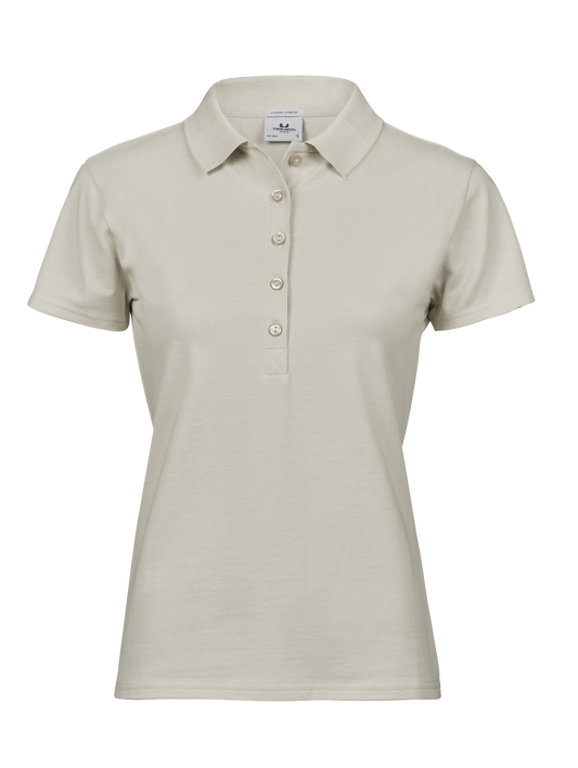 Tee Jays Women's Luxury Stretch Polo - CEMENT