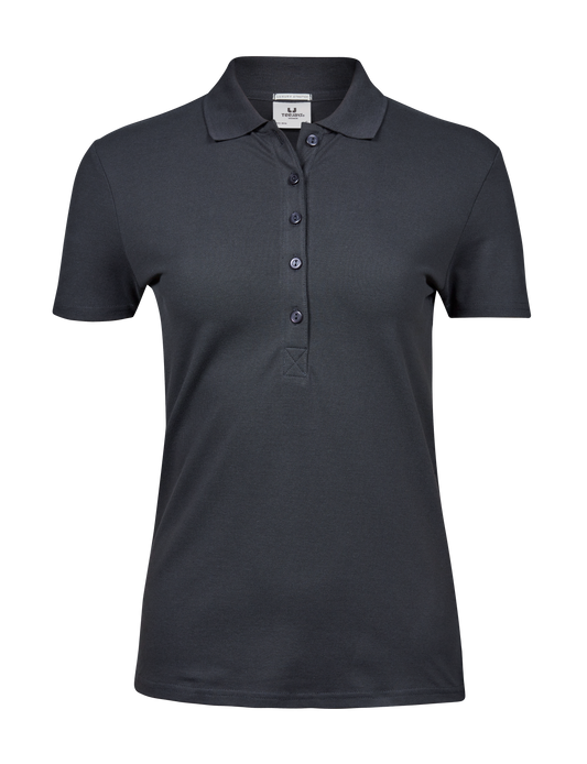 Tee Jays Women's Luxury Stretch Polo - DARK GREY