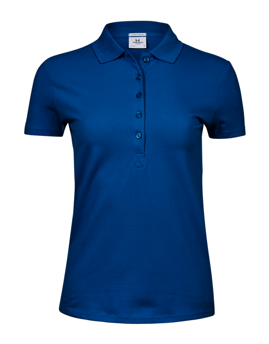 Tee Jays Women's Luxury Stretch Polo - INDIGO BLUE