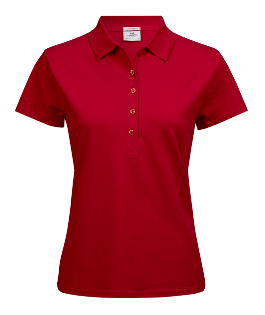 Tee Jays Women's Luxury Stretch Polo - RED