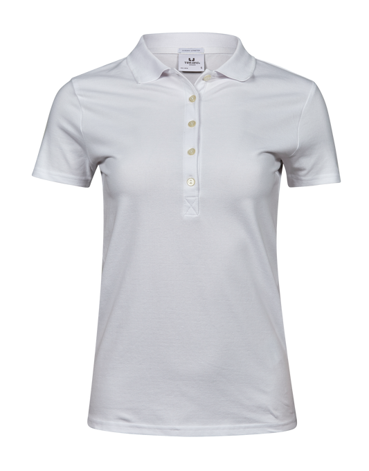 Tee Jays Women's Luxury Stretch Polo - WHITE