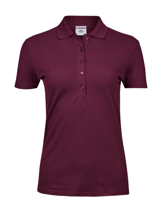 Tee Jays Women's Luxury Stretch Polo - WINE