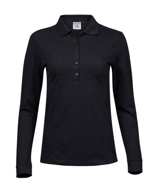 Tee Jays Women's Luxury Stretch Long Sleeve Polo