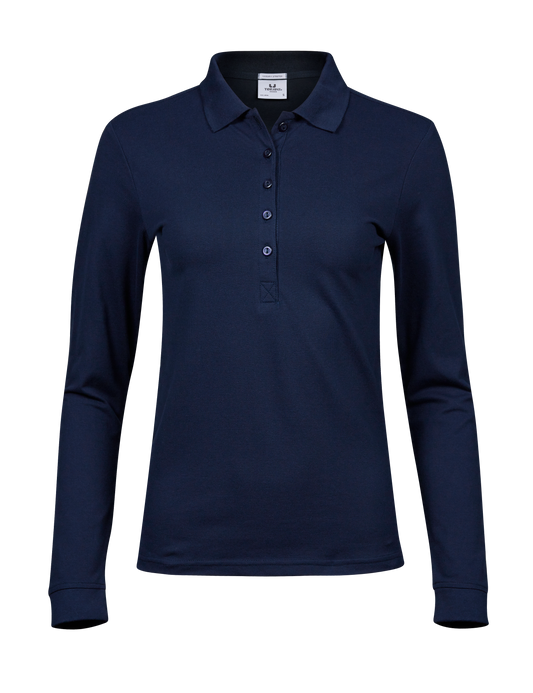 Tee Jays Women's Luxury Stretch Long Sleeve Polo
