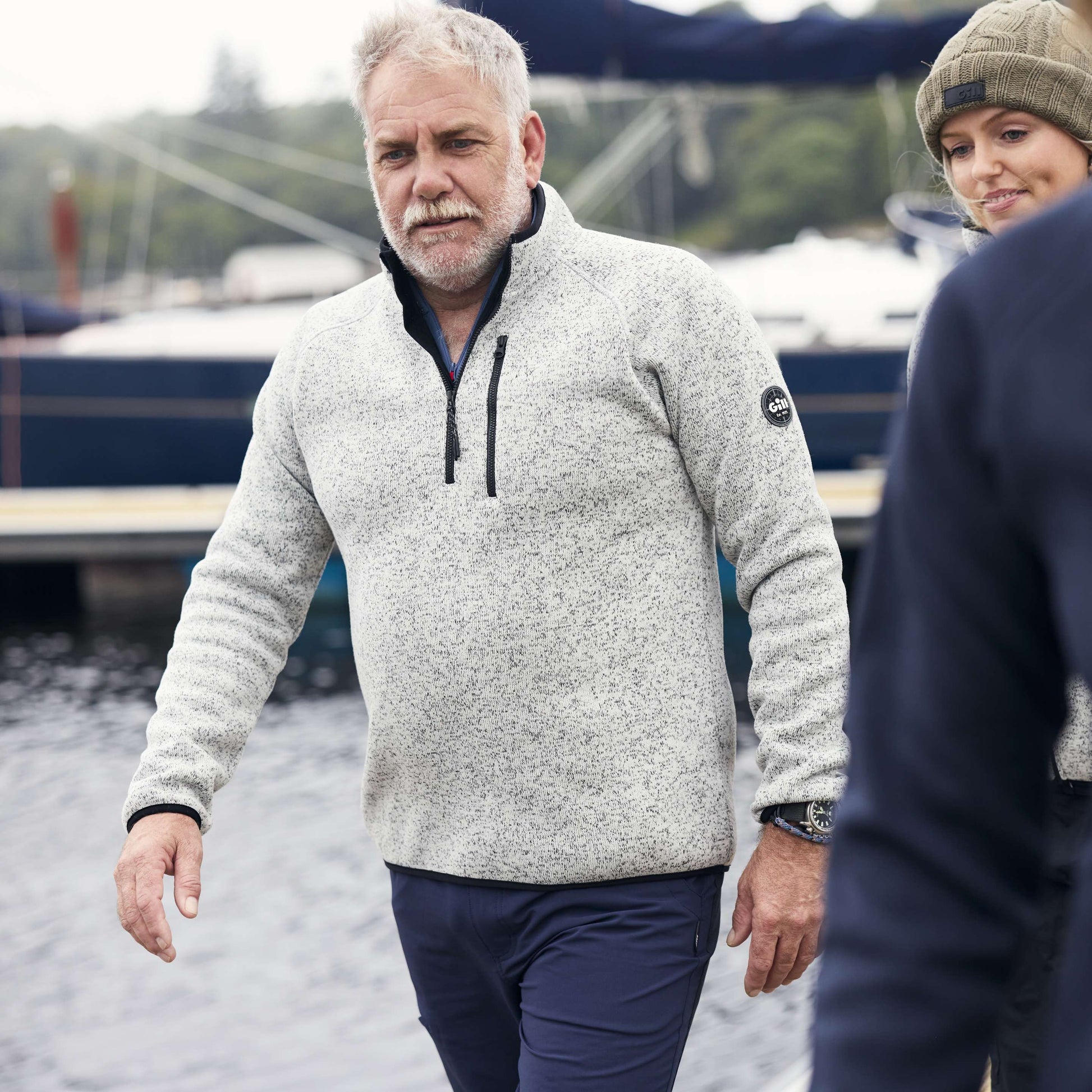 Gill 1/4 Zip Neck Knit Fleece